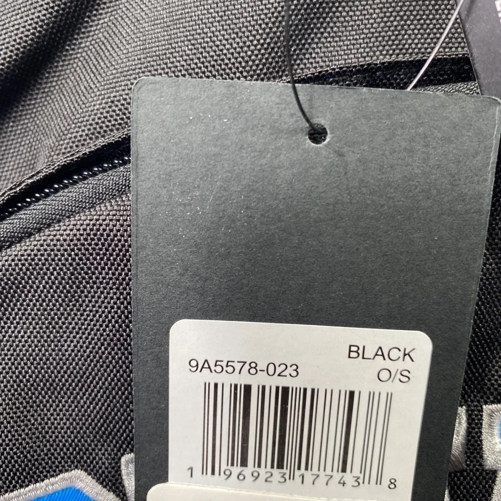 Converse Backpack Unisex O/S Black Blue Laptop Sleeve Collegiate Logo 9A5578-023